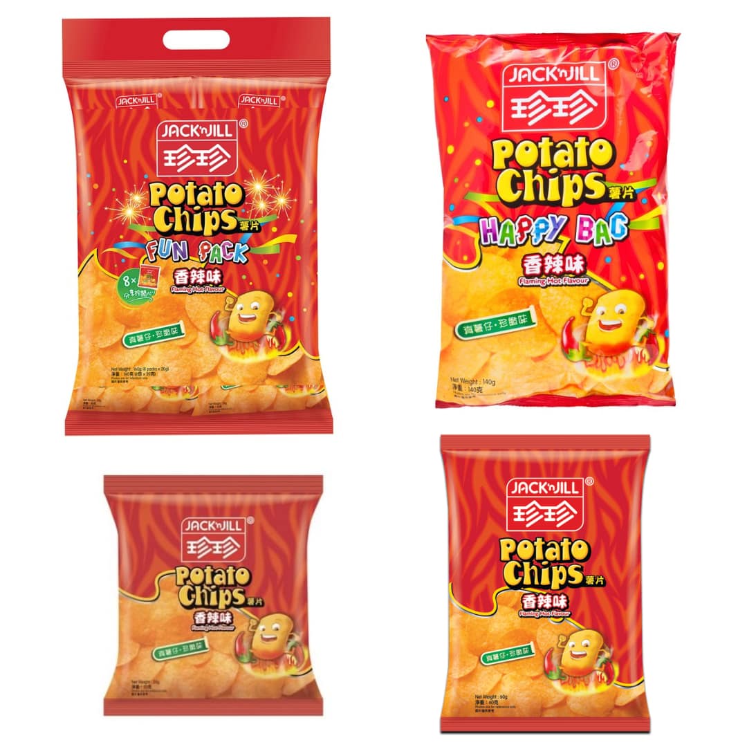 Jack'n Jill Hot BBQ chips